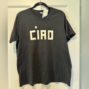 New with Tags - Clare V. Ciao Black Short Sleeve Tee